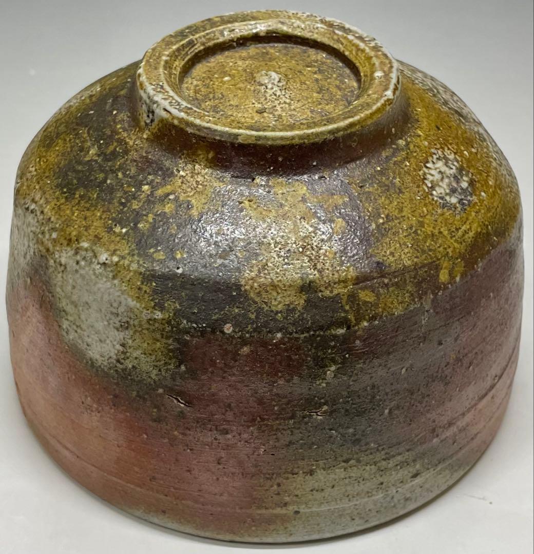 Bizen Chawan Wood-Fired Tea Bowl Yamamoto Izuru Signed Tomobako