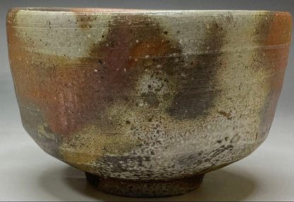 Bizen Chawan Wood-Fired Tea Bowl Yamamoto Izuru Signed Tomobako