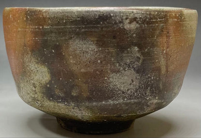 Bizen Chawan Wood-Fired Tea Bowl Yamamoto Izuru Signed Tomobako