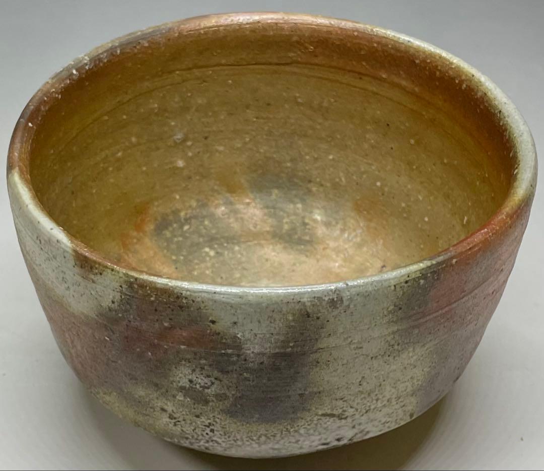 Bizen Chawan Wood-Fired Tea Bowl Yamamoto Izuru Signed Tomobako