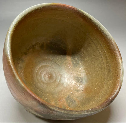 Bizen Chawan Wood-Fired Tea Bowl Yamamoto Izuru Signed Tomobako