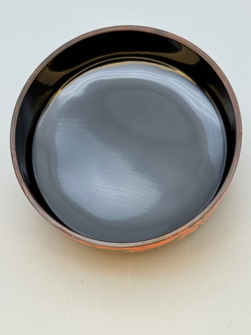 Color Lacquer Natsume by Kanamori Haruji – Japanese Tea Caddy – Makie Art – Japan