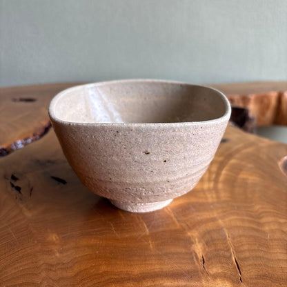 Kohiki Square Tea Bowl by Okumura Koichi - Japanese Matcha Chawan Shihō-Chawan with Signed Box