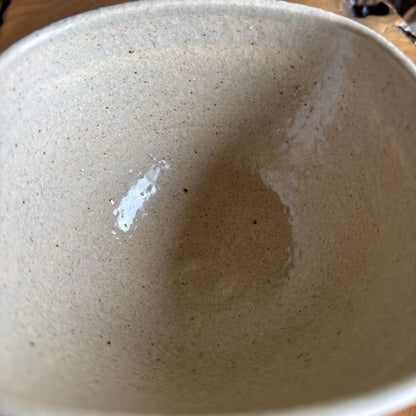 Kohiki Square Tea Bowl by Okumura Koichi - Japanese Matcha Chawan Shihō-Chawan with Signed Box