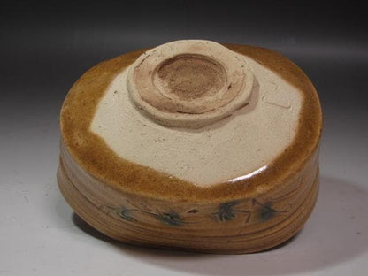 Ki-Seto Tea Bowl 'Seifu' by Kato Takuzo – Living National Treasure – Mino Ware – Japan