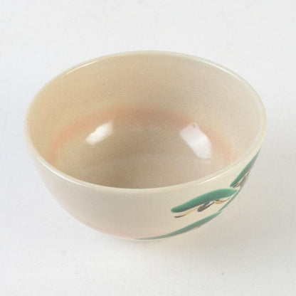 Miura Chikken — Kenzan-utsushi Pine Motif Chawan, Tomobako | Kyoto Tea Bowl