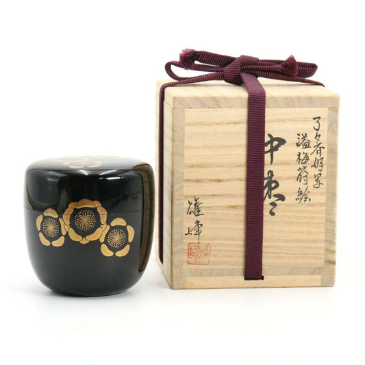 Naka-Natsume by Sakashita Yuho — Afure-Ume Plum Maki-e, Ryoryosai-Gonomi, Tomobako