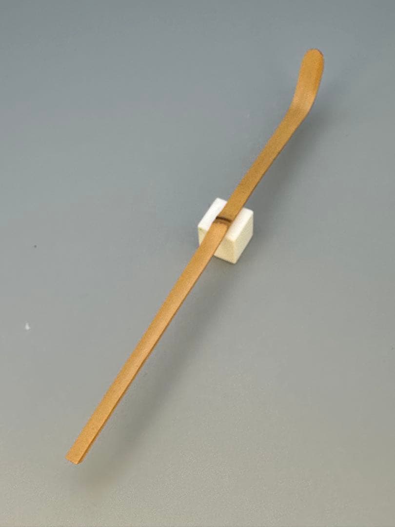 Chashaku Tea Scoop by Nangaku, 517th Abbot of Daitoku-ji — Named 'Fukuju', Bamboo Tube & Wood Box