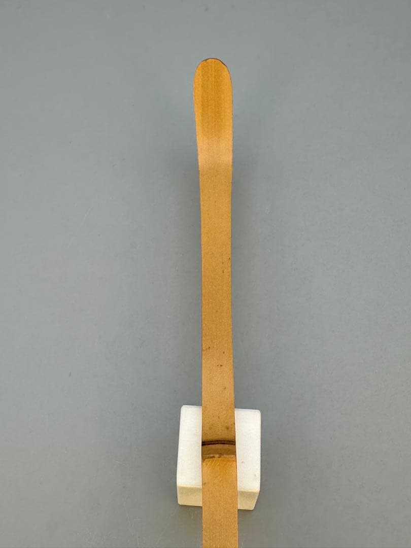 Chashaku Tea Scoop by Nangaku, 517th Abbot of Daitoku-ji — Named 'Fukuju', Bamboo Tube & Wood Box