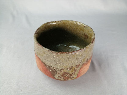 Irabo Glaze Tea Bowl by Kōzō - Earthy Cylindrical Chawan with Signed Box