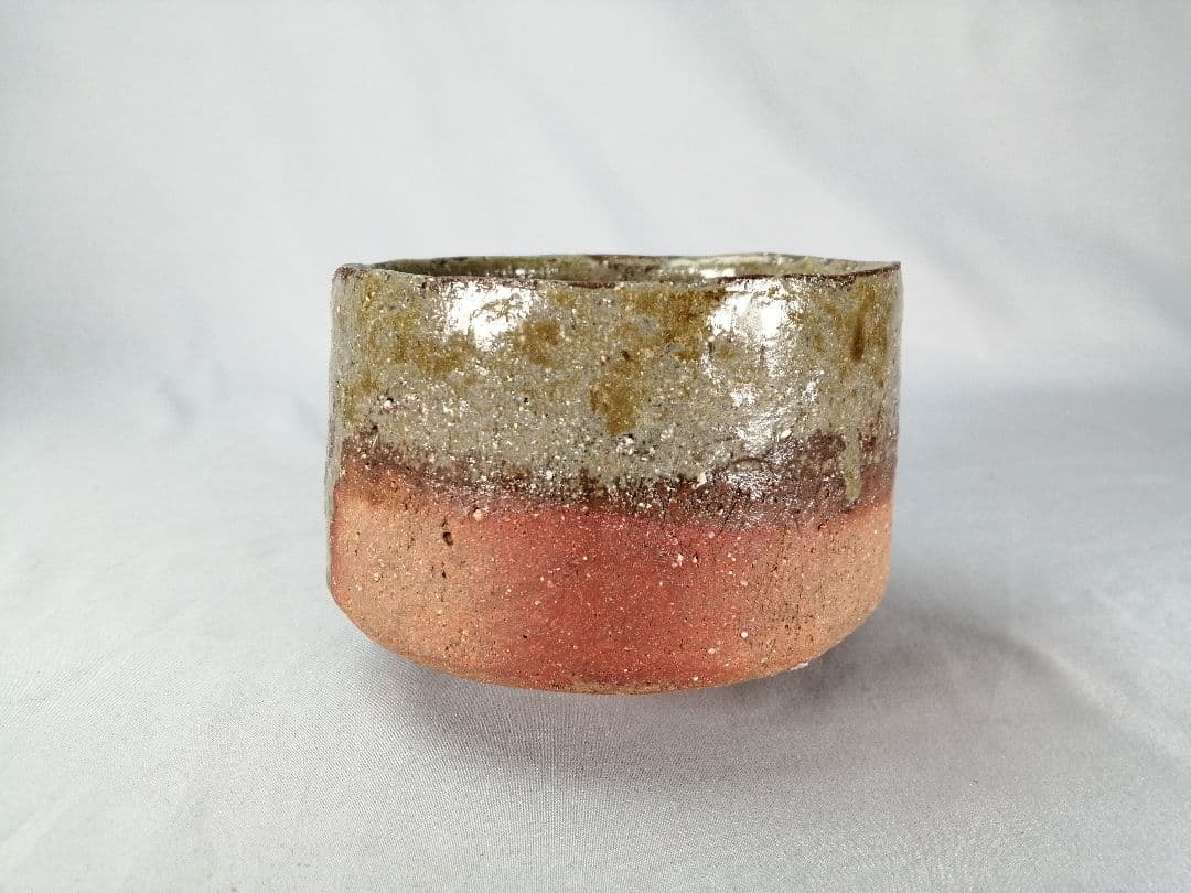 Irabo Glaze Tea Bowl by Kōzō - Earthy Cylindrical Chawan with Signed Box