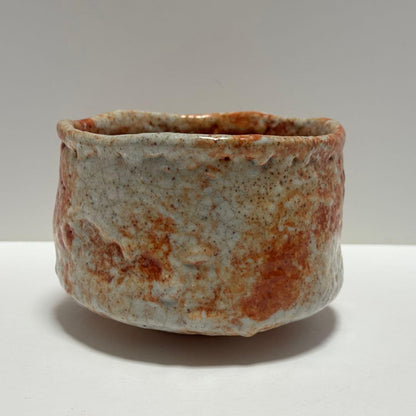 Kishu Ware Chawan 'Kocho' by Shodai Sankawa Seiho — Aoi Kiln, Shino-Style Tea Bowl