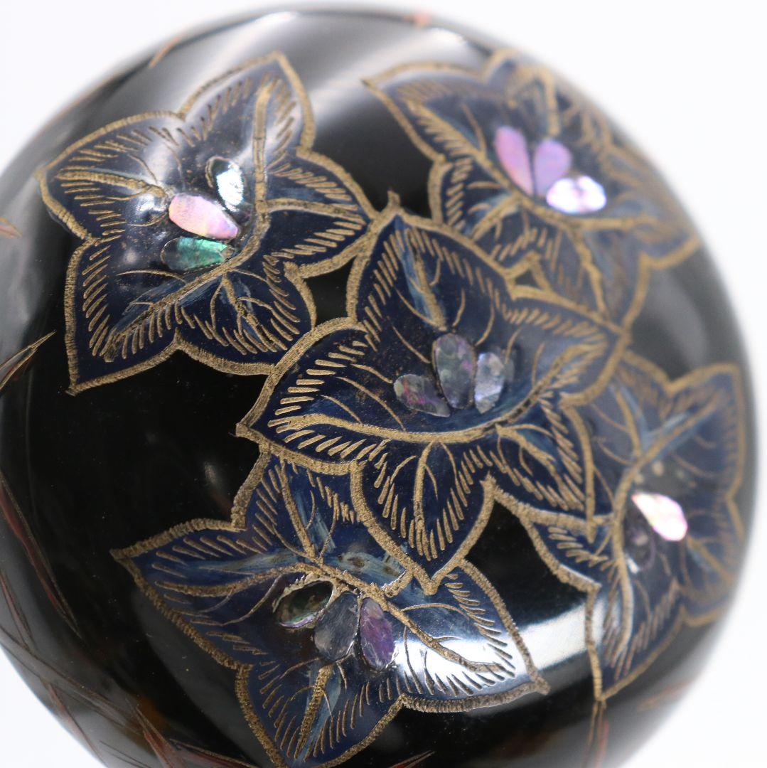 Zonsei-nuri Lacquer Incense Container by Asahi Koen — Raden Floral