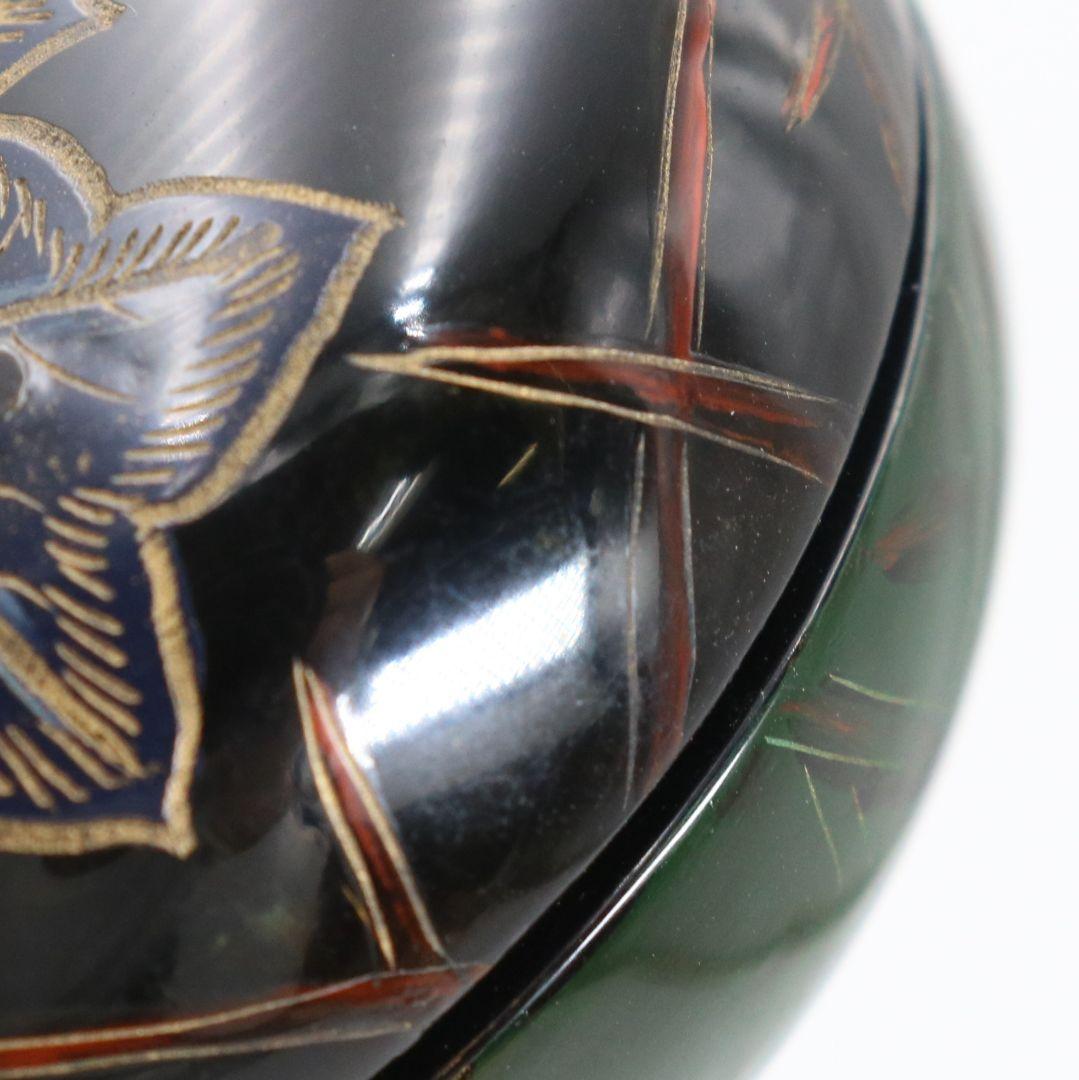 Zonsei-nuri Lacquer Incense Container by Asahi Koen — Raden Floral