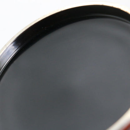 Tame-nuri Lacquer Kogo Incense Box by Sasaki Reiho — Genjiguruma Maki-e with Aogai & Tin Rim
