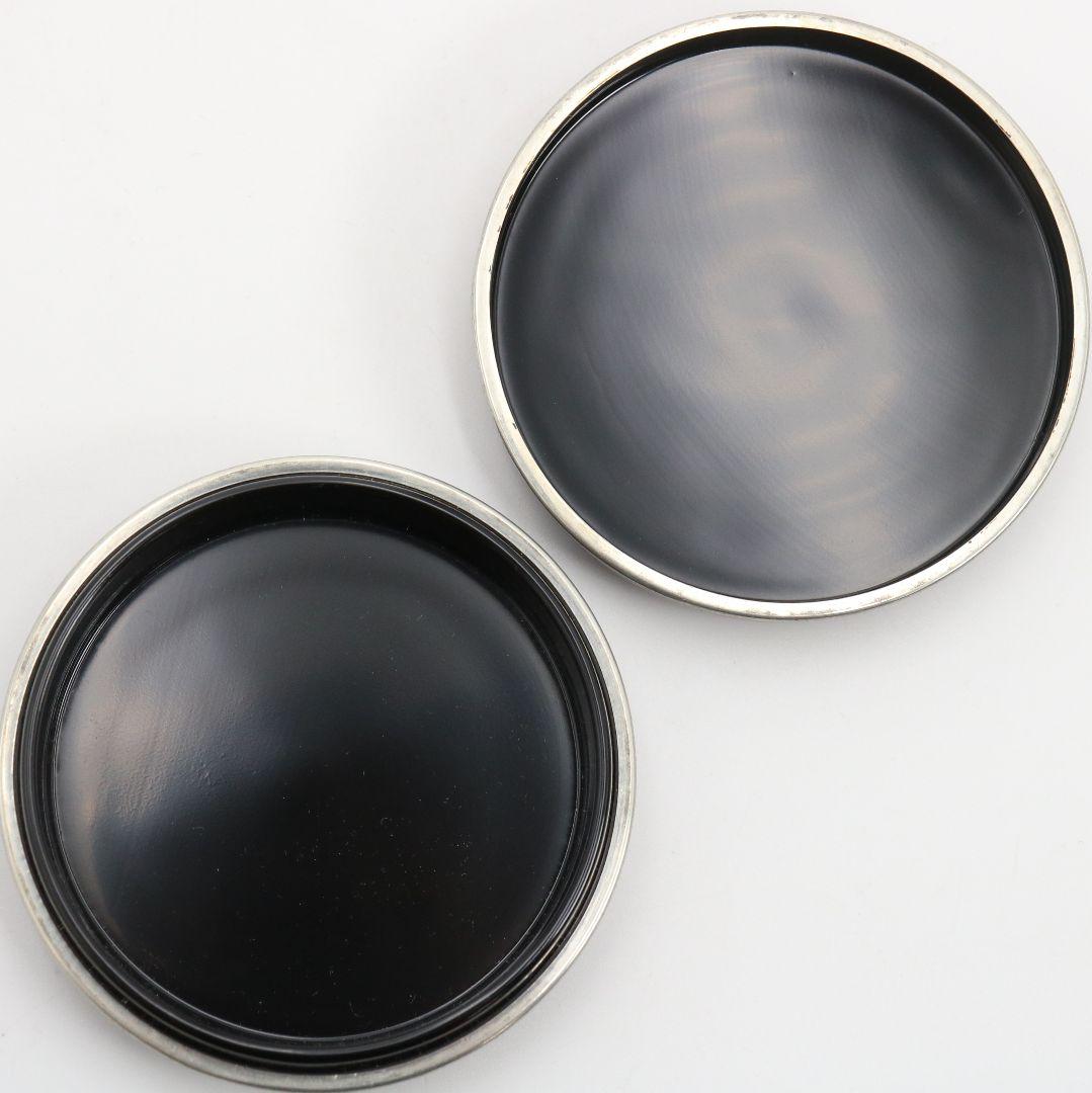 Tame-nuri Lacquer Kogo Incense Box by Sasaki Reiho — Genjiguruma Maki-e with Aogai & Tin Rim