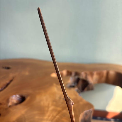 Japanese Bamboo Tea Scoop Chashaku with Bamboo Tube | Calligraphy Inscription | Tea Ceremony Utensil