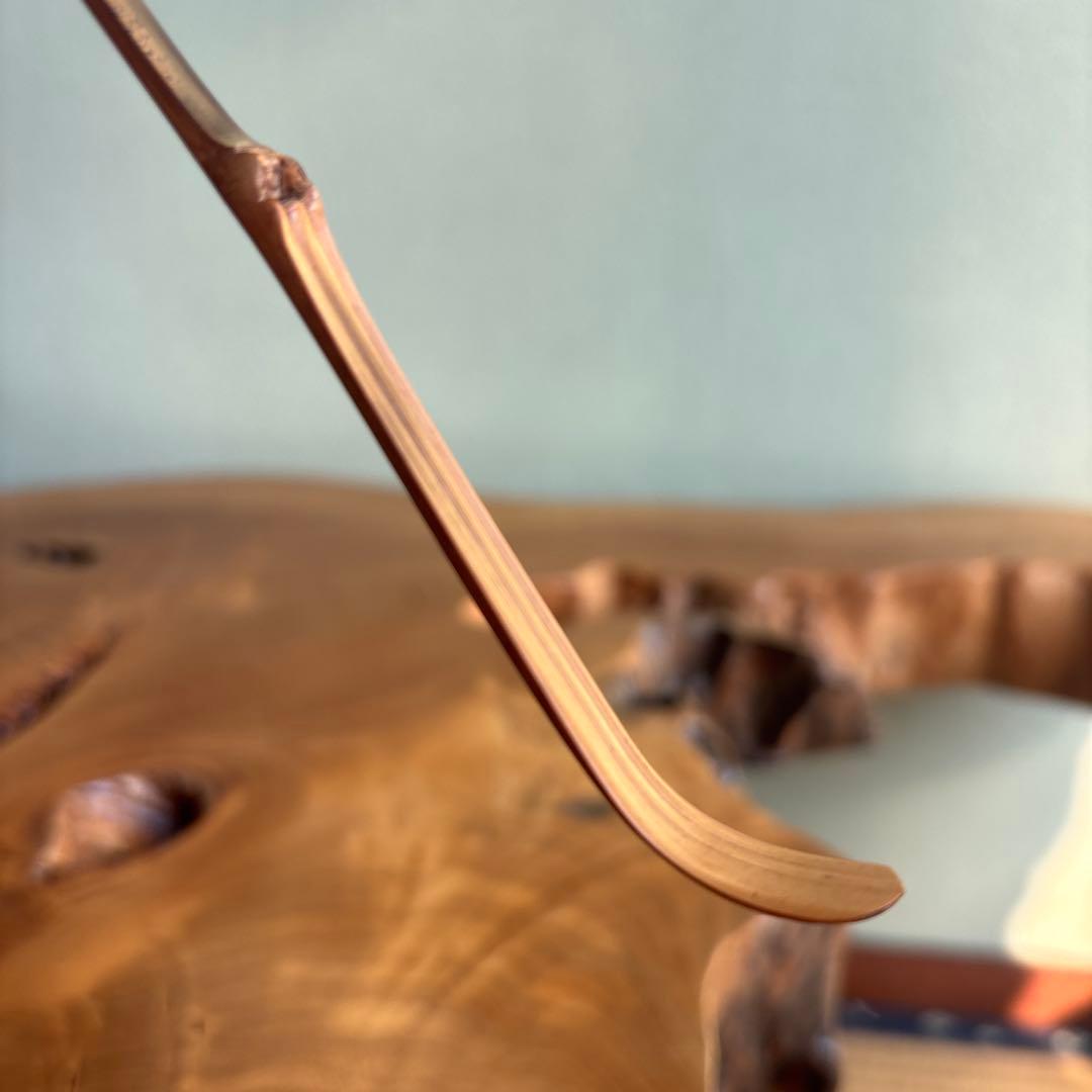 Japanese Bamboo Tea Scoop Chashaku with Bamboo Tube | Calligraphy Inscription | Tea Ceremony Utensil