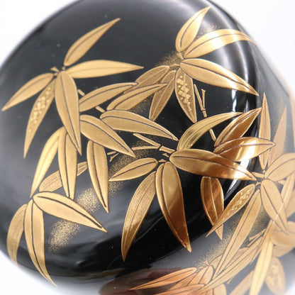Kuretake Bamboo Gold Maki-e O-Natsume — Nashiji Interior by Shimode Kosai