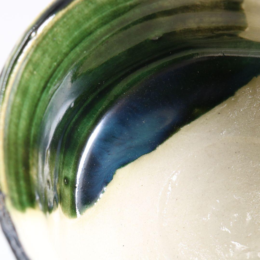 Oribe Tea Bowl by Arakawa Toyozo — Living National Treasure Mino Chawan with Signed Box