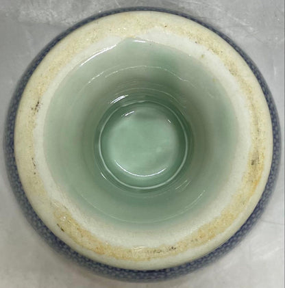 Ko-Imari Sometsuke Haisen Pedestal Bowl | Edo Period Blue and White Porcelain