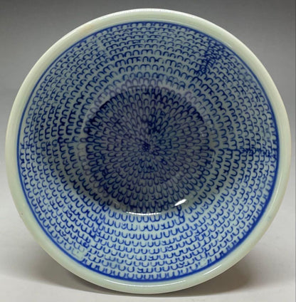 Ko-Imari Sometsuke Haisen Pedestal Bowl | Edo Period Blue and White Porcelain