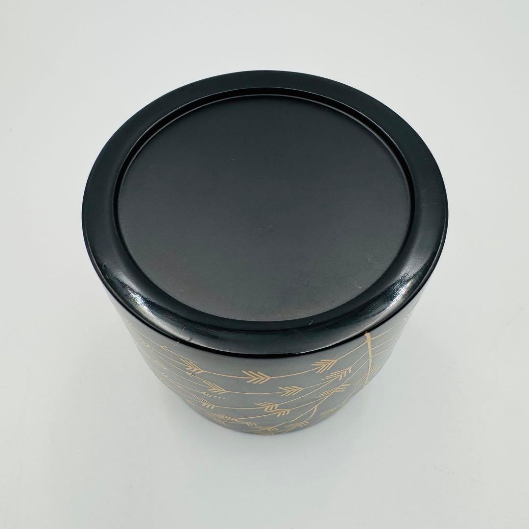 Willow Makie Natsume by Issei – Japanese Nakatsugi Caddy – Lacquer Art – Japan