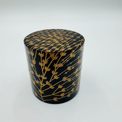 Willow Makie Natsume by Issei – Japanese Nakatsugi Caddy – Lacquer Art – Japan