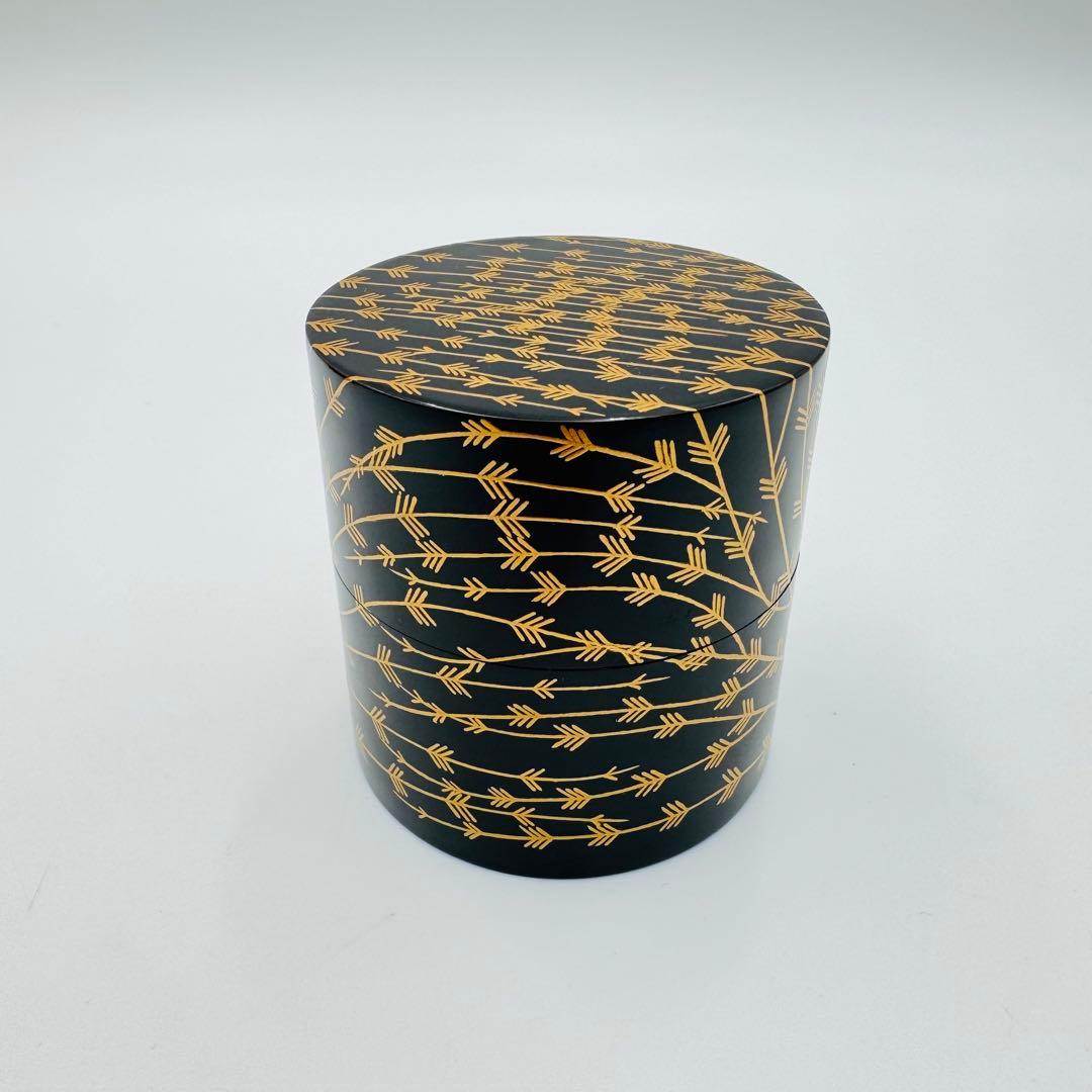 Willow Makie Natsume by Issei – Japanese Nakatsugi Caddy – Lacquer Art – Japan