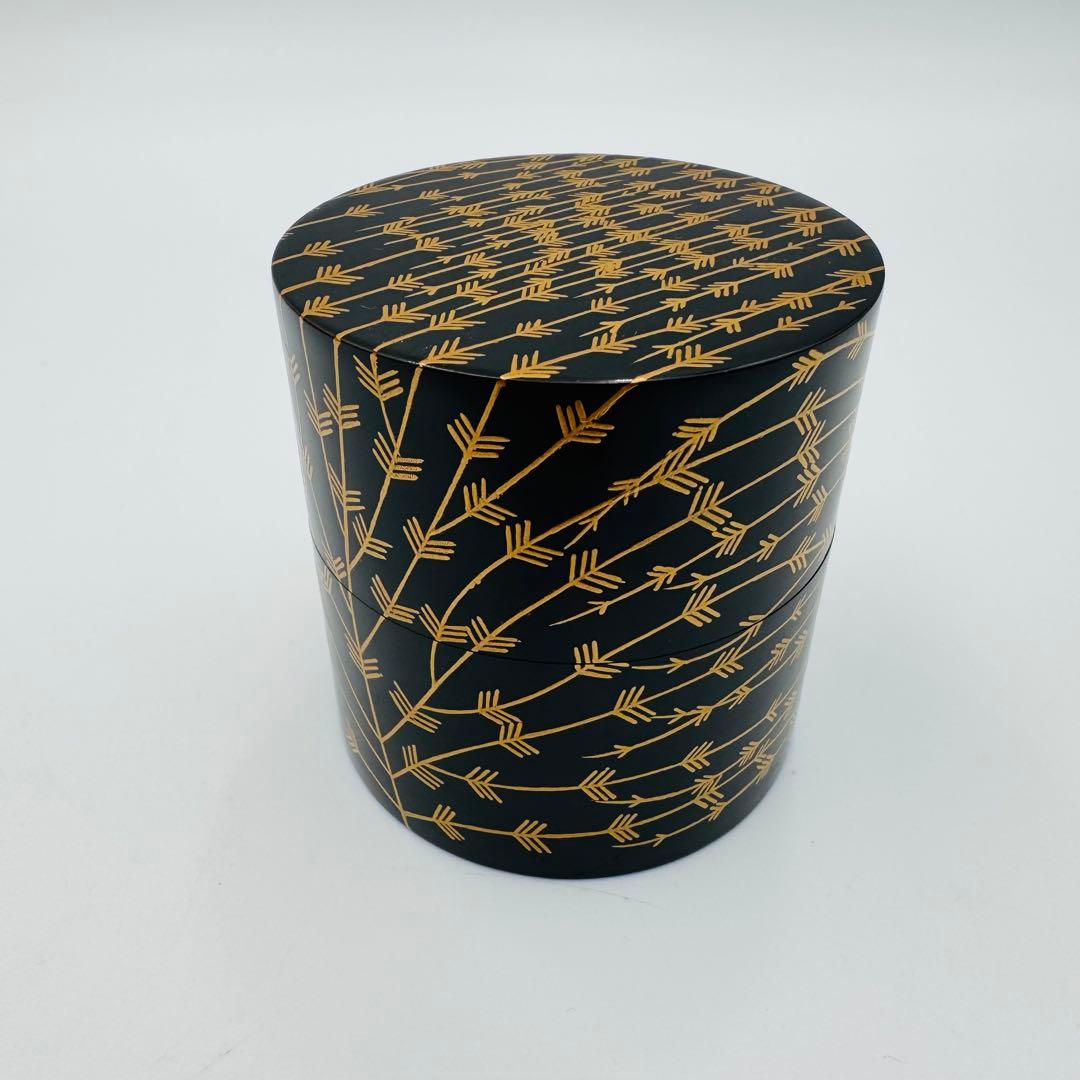 Willow Makie Natsume by Issei – Japanese Nakatsugi Caddy – Lacquer Art – Japan