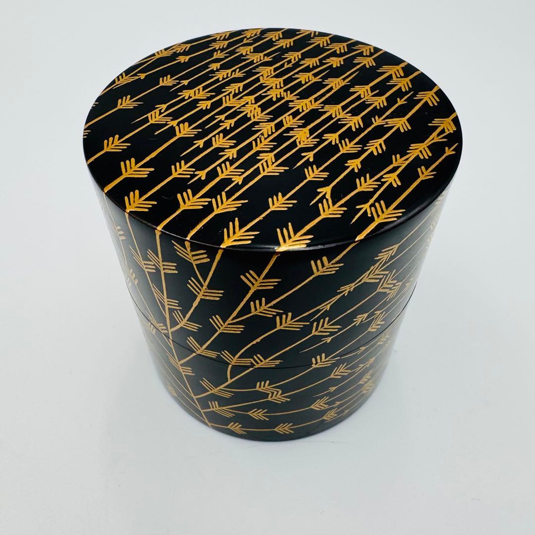 Willow Makie Natsume by Issei – Japanese Nakatsugi Caddy – Lacquer Art – Japan