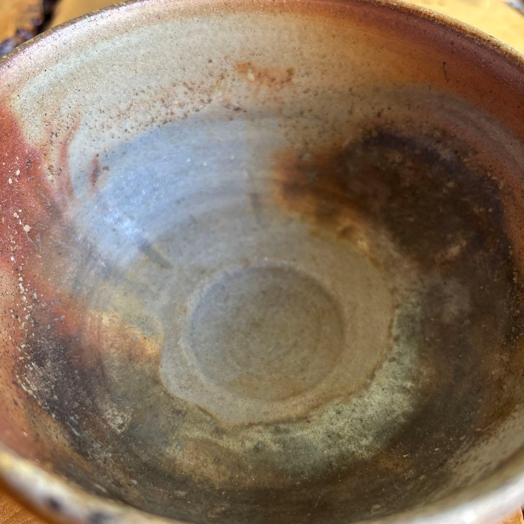 Ittake Bizen Ware Chawan Tea Bowl — Wood-Fired Unglazed Stoneware, Natural Ash | 備前焼 一竹造 茶碗