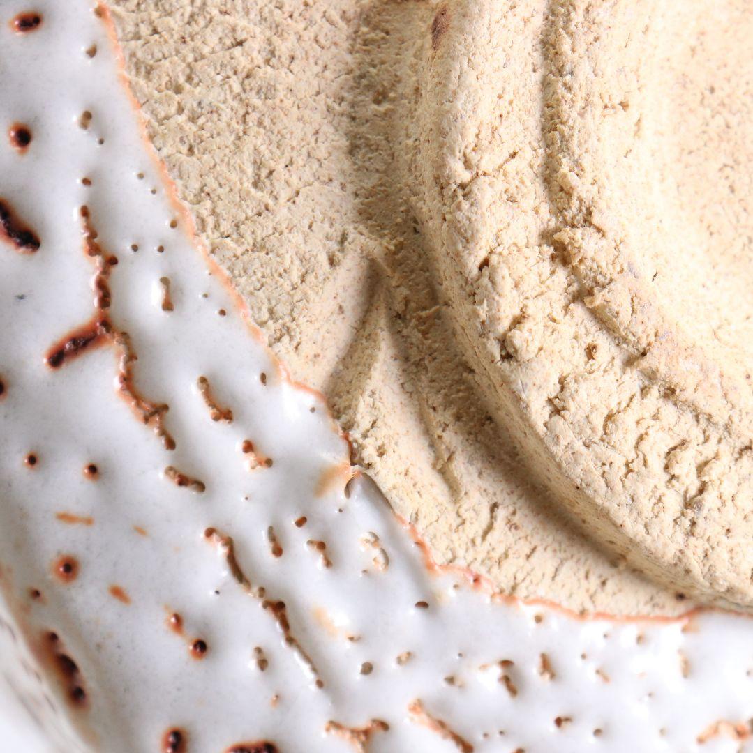Beni-Shino Red Shino Tea Bowl Chawan by Hayashi Shotaro, Mino Ware Matcha Chawan with Signed Tomobako Box