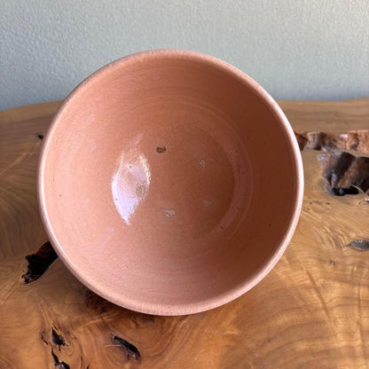 Gyeongju Wan-yo Korean Koryo Tea Bowl — Salmon-Pink Crazing Chawan with Tall Foot and Tomobako