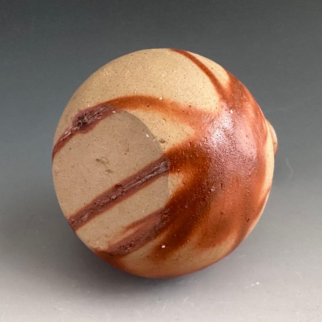 Bizen Hidasuki Tokkuri by Isezaki Taku - Fire-Cord Sake Bottle with Signed Box