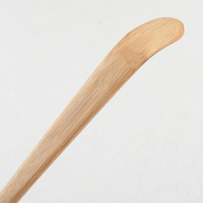 Bamboo Chashaku Tea Scoop 'Kame' by Kagebayashi Sohtoku — Daitokuji Toda Jissan Inscription, Shared Tube and Box