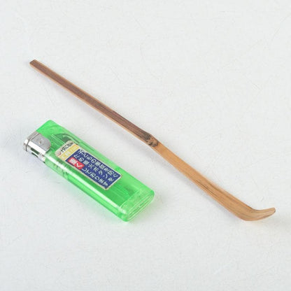 Bamboo Chashaku Tea Scoop 'Kame' by Kagebayashi Sohtoku — Daitokuji Toda Jissan Inscription, Shared Tube and Box
