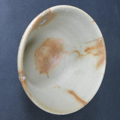 Yamada Kenkichi Hidasuki Tea Bowl — Tokoname Ware Fire-Cord Chawan with Tomobako
