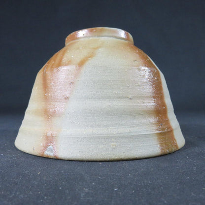 Yamada Kenkichi Hidasuki Tea Bowl — Tokoname Ware Fire-Cord Chawan with Tomobako