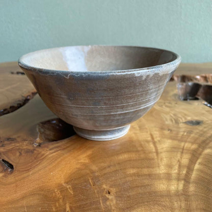 Miyajima Ware Toosai Chawan — Itsukushima Sacred Sand Matcha Bowl with Tomobako, Kawahara Genei-do
