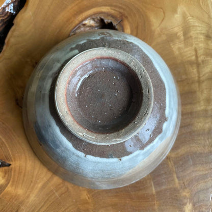 Miyajima Ware Toosai Chawan — Itsukushima Sacred Sand Matcha Bowl with Tomobako, Kawahara Genei-do