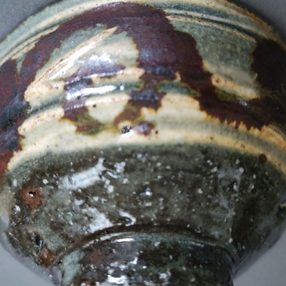 Furumatsu Atsushi Hakeme Guinomi - Brush-Marked Sake Cup with Iron Oxide Painting