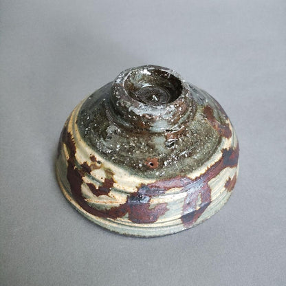 Furumatsu Atsushi Hakeme Guinomi - Brush-Marked Sake Cup with Iron Oxide Painting