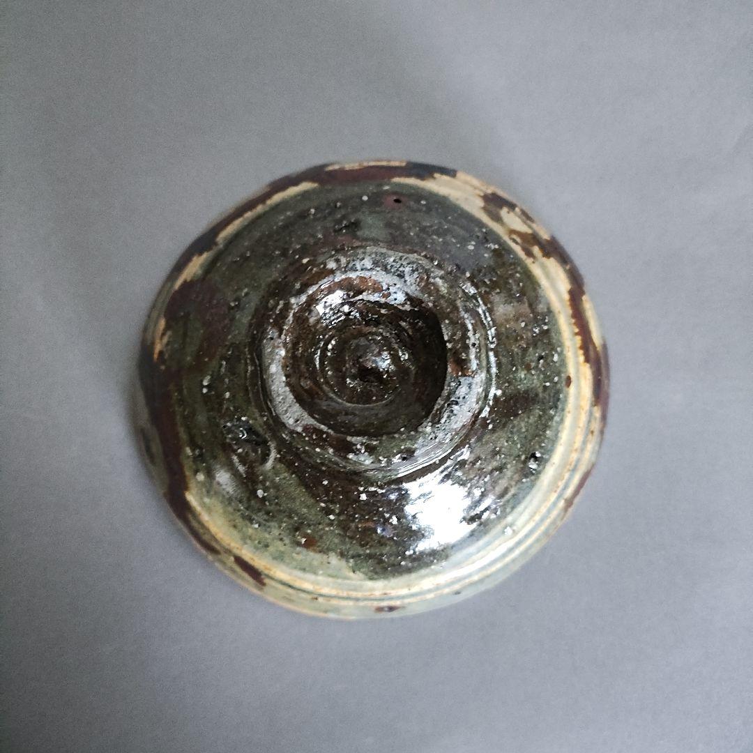Furumatsu Atsushi Hakeme Guinomi - Brush-Marked Sake Cup with Iron Oxide Painting