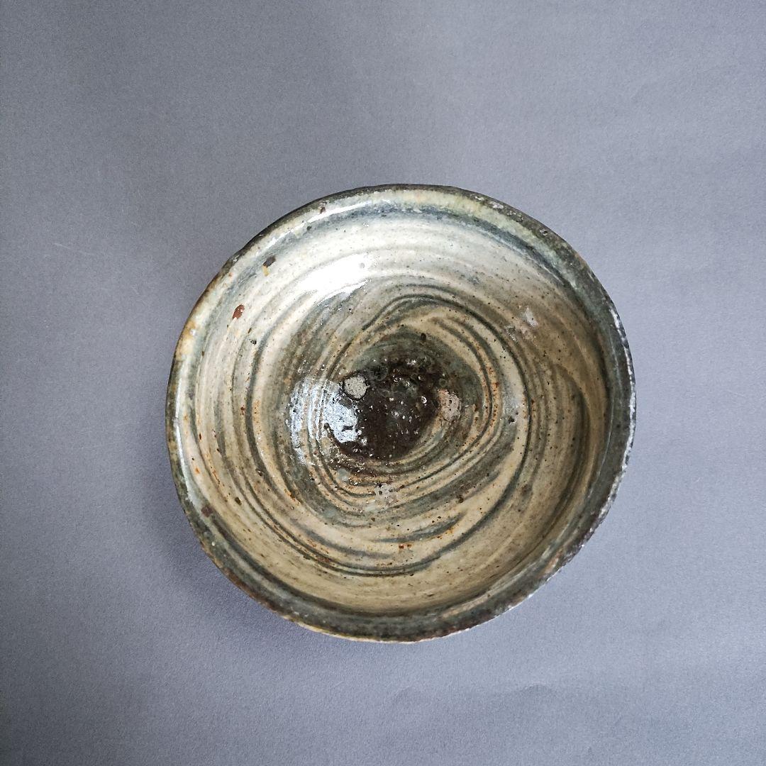 Furumatsu Atsushi Hakeme Guinomi - Brush-Marked Sake Cup with Iron Oxide Painting
