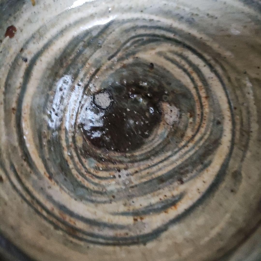 Furumatsu Atsushi Hakeme Guinomi - Brush-Marked Sake Cup with Iron Oxide Painting