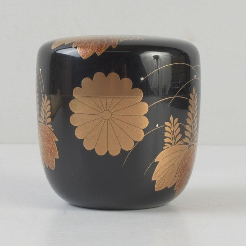 Chrysanthemum Paulownia Maki-e O-Natsume by Goto Doho - Kenchu-sai Attestation Box