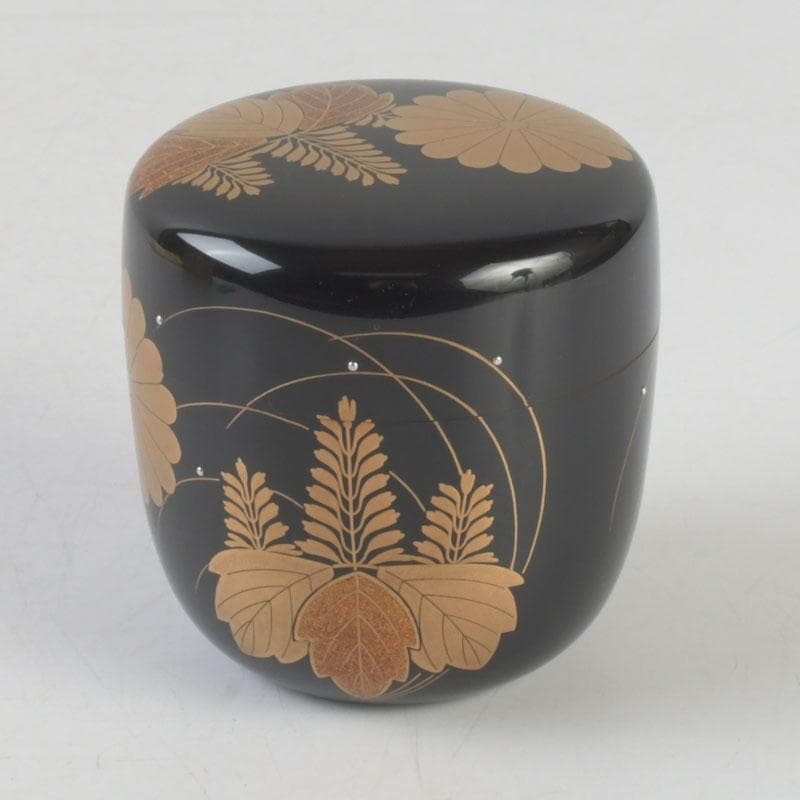 Chrysanthemum Paulownia Maki-e O-Natsume by Goto Doho - Kenchu-sai Attestation Box