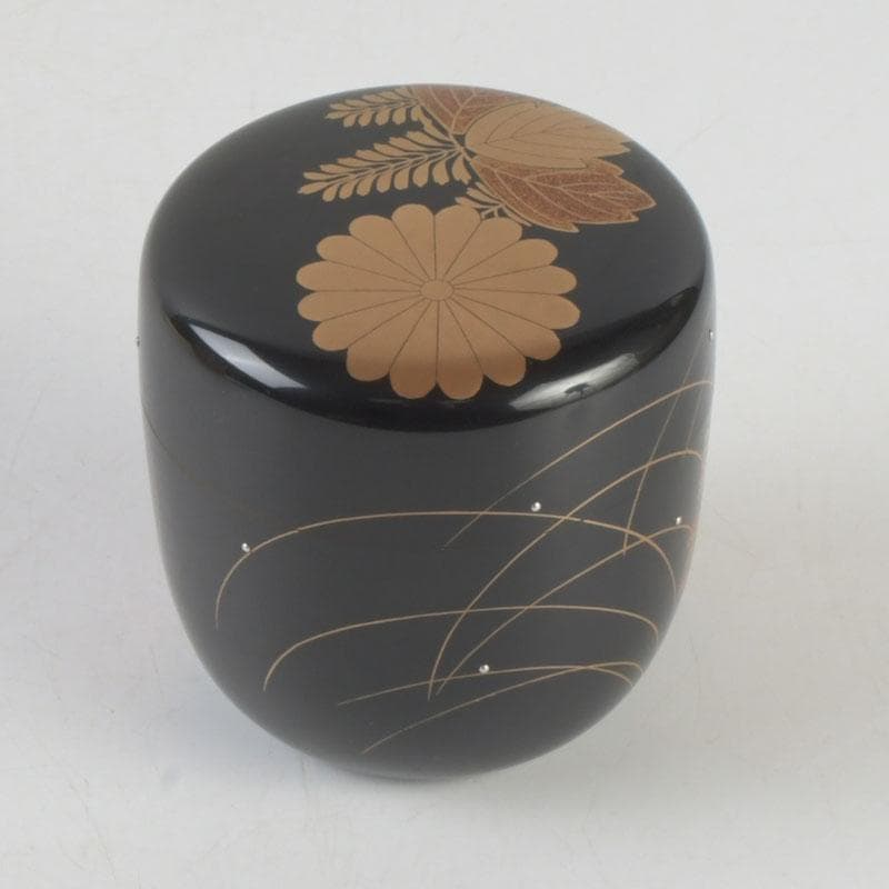 Chrysanthemum Paulownia Maki-e O-Natsume by Goto Doho - Kenchu-sai Attestation Box