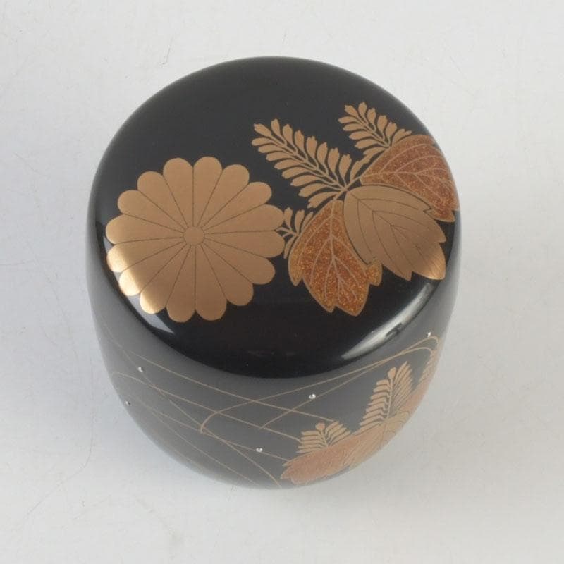 Chrysanthemum Paulownia Maki-e O-Natsume by Goto Doho - Kenchu-sai Attestation Box